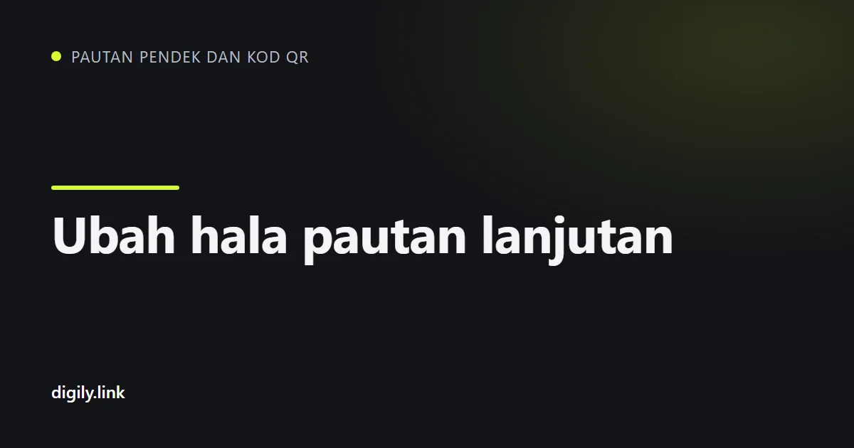 Satu pautan pendek bercabang ke destinasi berbeza mengikut negara dan peranti