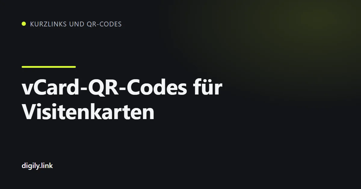 Visitenkarte mit QR-Code, der per Smartphone gescannt wird
