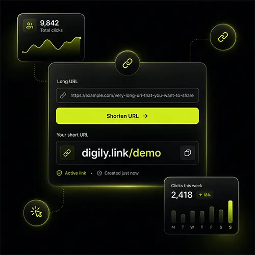 Screenshot of the app short URL editing page